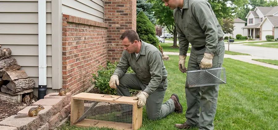 Remove Chipmunks From Yard in Arlington